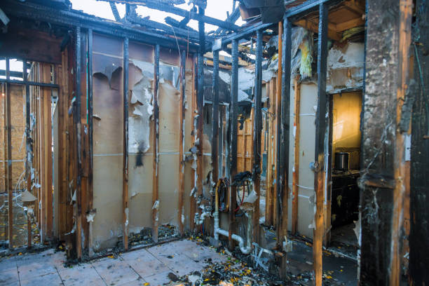 Professional Fire Damage Assessment technician working in Barstow, CA